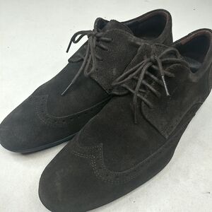 MINELLI Wingtip oxford Leather black Nubuck womens